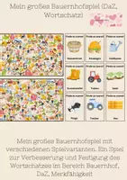 Vorschau - Spiele - Mein großes Wortschatzspiel (Bauernhof, DaZ) - Deckblatt