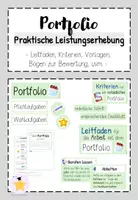 Vorschau - Arbeitsblätter - Portfolio: Leitfaden, Kriterien und Vorlagen - Deckblatt