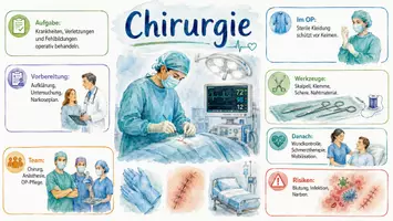 Vorschau - Arbeitsblätter - Arbeitsblätter zum Thema "Chirurgie" + Lösung & MP3 + Infografik - Seite 3