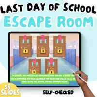 Vorschau - Spiele - Escape Room Englisch – Letzter Schultag - Deckblatt