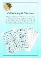 Vorschau - Spiele - Zahlenlesespiel im Zahlenraum 20 - Deckblatt