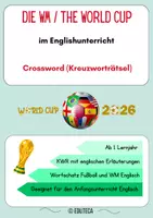 Vorschau - Arbeitsblätter - Crossword puzzle / Kreuzworträtsel: Fußball und WM (Englisch) - Deckblatt