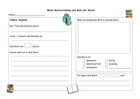 Vorschau - Arbeitsblätter - Buch der Woche: Leseturm, Arbeitsblätter, Terminverwaltung - Seite 3