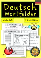 Vorschau - Arbeitsblätter - Wortfelder - Deckblatt
