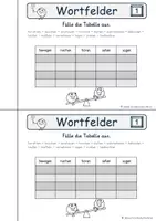 Vorschau - Arbeitsblätter - Wortfelder - Seite 2
