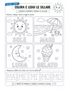 anteprima - Esercizi - IMPARO L'ITALIANO! 8 schede schede di Italiano Estive - Pagina 1