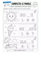 anteprima - Esercizi - IMPARO L'ITALIANO! 8 schede schede di Italiano Estive - Pagina 2
