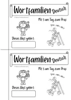 Vorschau - Arbeitsblätter - Wortfamilien - Seite 1
