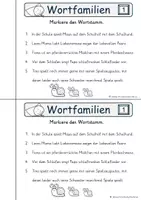 Vorschau - Arbeitsblätter - Wortfamilien - Seite 2