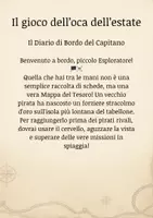 anteprima - Esercizi - Mappa del Tesoro Estiva: Gioco dell'Oca Interattivo - Pagina 1