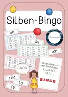 Vorschau - Spiele - Silben-Bingo Paket 1: Spielerisch Lesen lernen - Deckblatt