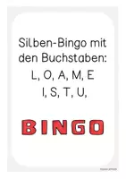 Vorschau - Spiele - Silben-Bingo Paket 1: Spielerisch Lesen lernen - Seite 2