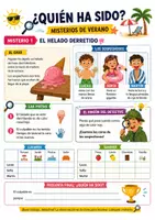 Vista previa - Hojas de trabajo - 🕵️♂️ ¿Quién ha sido? 20 Retos de lógica y deducción ☀️🔍 - página 1