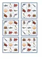 Vorschau - Anderer Materialtyp - Meerestiere Bingo - Seite 1