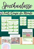 Vorschau - Stundenentwürfe - Sprechanlässe: Coupe du Monde/ Foot - Deckblatt