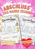 Vorschau - Arbeitsblätter - Wahres Zeugnis - Deckblatt