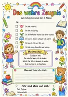 Vorschau - Arbeitsblätter - Das wahre Zeugnis Klasse 2 - Seite 2