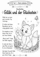 Vorschau - Arbeitsblätter - Ich lerne Glück - 21 Arbeitsblätter | Ausmalheft PDF für Kinder | Schwarz-Weiß Vorlagen | Glück lernen | Grundschule | Achtsamkeit Kinder - Seite 2