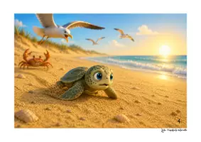 Aperçu - Affichage - Lulu la petite tortue qui découvrait le monde - Page 3