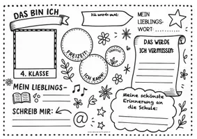 Vorschau - Anderer Materialtyp - Abschluss Erinnerungsblatt zum Erstellen eines Klassenbuchs - Seite 1