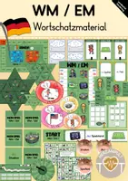 Vorschau - Spiele - Spielerisches Wortschatzmaterial: WM / EM (DaZ/DaF) - Deckblatt