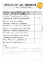 Vorschau - Anderer Materialtyp - Sommer Lesespaziergang 1.-4. Klasse - Seite 3