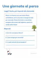 anteprima - Materiale di supporto/inclusione - comprensione del testo 5 schede (min e maiusc) - Pagina 3