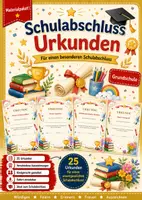 Vorschau - Mal- und Bastelvorlagen - Schuljahresende - Deckblatt