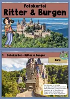 Vorschau - Stationenlernen - Mittlelalter - Ritter und Burgen - Fotokartei mit Informationen - Seite 1