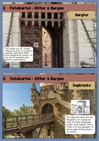 Vorschau - Stationenlernen - Mittlelalter - Ritter und Burgen - Fotokartei mit Informationen - Seite 2