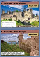 Vorschau - Stationenlernen - Mittlelalter - Ritter und Burgen - Fotokartei mit Informationen - Seite 3