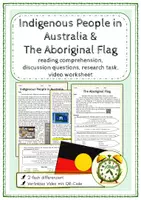 Vorschau - Arbeitsblätter - AUSTRALIA - Indigenous People and the Aboriginal Flag (reading, discussion, video, research) - Deckblatt