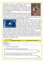 Vorschau - Arbeitsblätter - AUSTRALIA - Indigenous People and the Aboriginal Flag (reading, discussion, video, research) - Seite 2