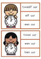 Voorbeeld - Knijpkaarten kloklezen - Pagina 2