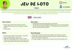 Aperçu - Jeux - Loto des couleurs 2 - Page 3