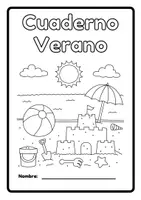 Vista previa - Hojas de trabajo - Cuaderno actividades verano 1º-2º - Portada