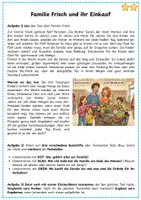Vorschau - Arbeitsblätter - Familie Wagner und Familie Frisch (Einkaufsverhalten) - Seite 2