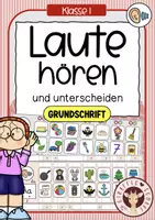 Vorschau - Unterrichtsreihen - Laute hören und unterscheiden - Buchstabenweg GRUNDSCHRIFT - Deckblatt