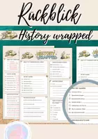 Vorschau - Stundenentwürfe - Geschichtsjahr im Rückblick – History Wrapped - Deckblatt
