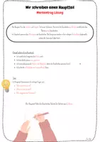 Vorschau - Arbeitsblätter - Hauptteil schreiben | 3 Arbeitsblätter | Inkl. Merkblatt mit Lösung | Aufsatz schreiben | Deutsch | Klasse 7 und 8 - Seite 2