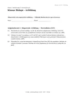 Vorschau - Test - Klausuren Biologie Sek II (Q1, Q2) – Stoffwechsel, Neurobiologie, Ökologie, Photosynthese - Seite 1