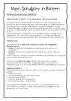 Vorschau - Mal- und Bastelvorlagen - Mein Schuljahr in Bildern Polaroid Schuljahresabschluss Reflexion - Seite 1