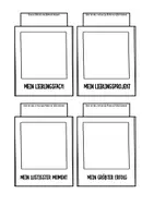 Vorschau - Mal- und Bastelvorlagen - Mein Schuljahr in Bildern Polaroid Schuljahresabschluss Reflexion - Seite 3