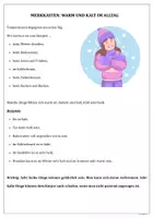 Vorschau - Arbeitsblätter - Temperatur im Alltag Warm und kalt im Alltag erkennen und unterscheiden Übungsmaterial mit Lösungen Klasse 2 & Klasse 3 - Seite 2