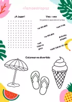 Vista previa - Hojas de trabajo - Kit de calma para familias en verano - página 3