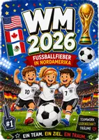 Vorschau - Anderer Materialtyp - Ausmalbilder - Fußball WM 2026 - Deckblatt