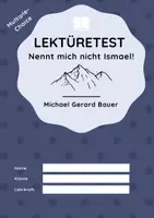 Vorschau - Arbeitsblätter - Lektüretest zu "Nennt mich nicht Ismael!" von Michael Gerard Bauer - Deckblatt