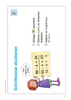 Vorschau - Bildkarten - Miniposter: Schrittweise dividieren - Deckblatt