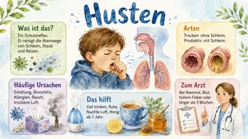 Vorschau - Arbeitsblätter - Arbeitsblätter zum Thema "Husten" + Lösung & MP3 + Infografik - Seite 3