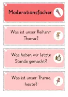 Vorschau - Aufgabenkarten - Moderationsfächer zum Stundenanfang in 10 Farben - Seite 3